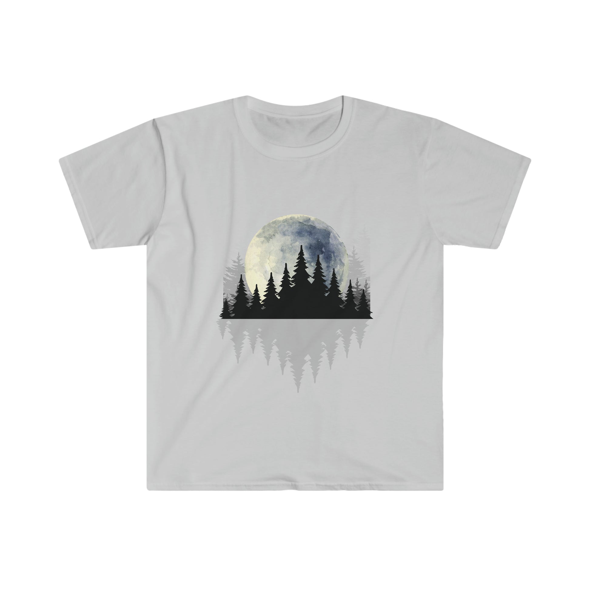 Full Moon Beyond The Forest - Urban Camper