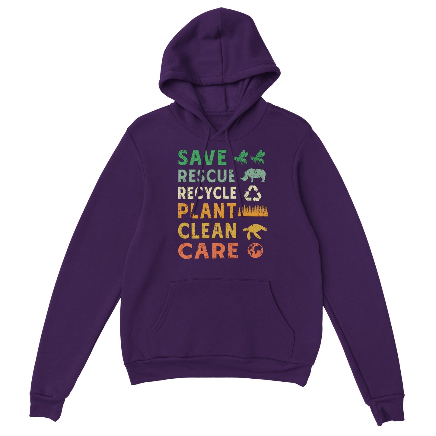 Save Rescue Recycle Plant Clean Care